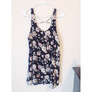 NWT floral criss cross back dress