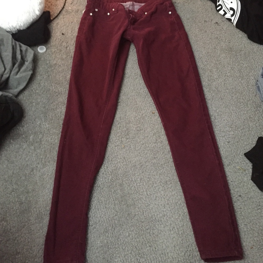 Maroon pants