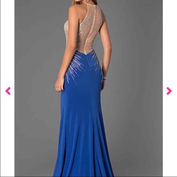 Jovani Royal Blue Prom Dress - Picture 3 of 4