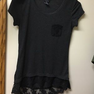 Rue 21 cute lace shirt! Size XSMALL