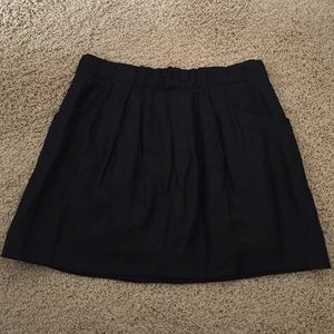 J. Crew  linen A-line skirt