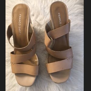 Beige 4" wedges