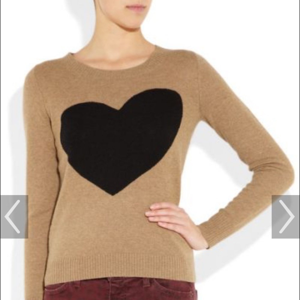 J. Crew Heart tipi sweater in Heart Me