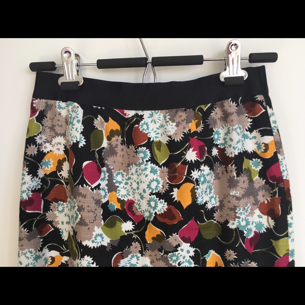 Anthropologie Skirt: Elegant Flowers