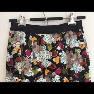 Anthropologie Skirt: Elegant Flowers
