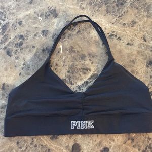 Vs Pink Black sports bra