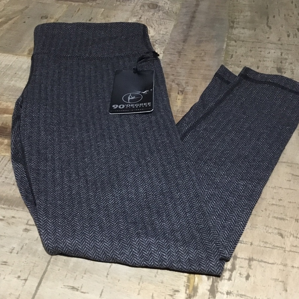 NWT  90 Degree by Reflex Herringbone Legging