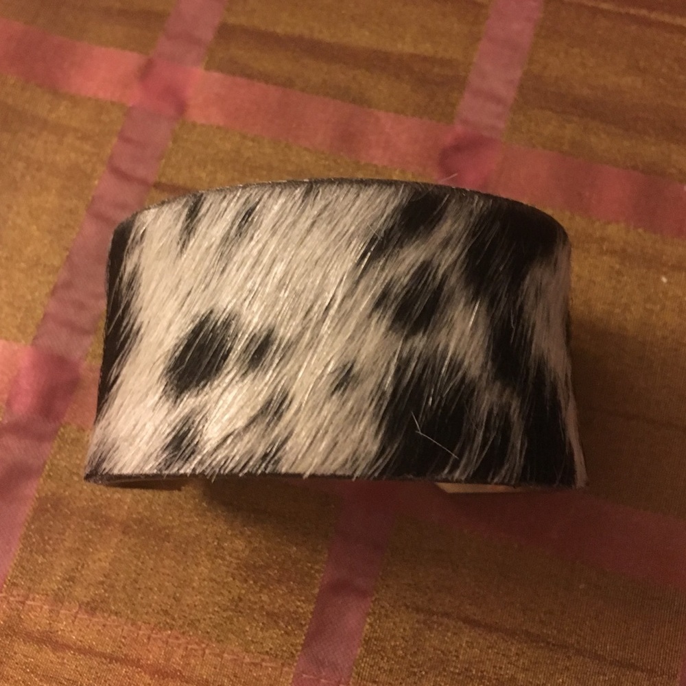 Calf Hair Cuff Bracelet