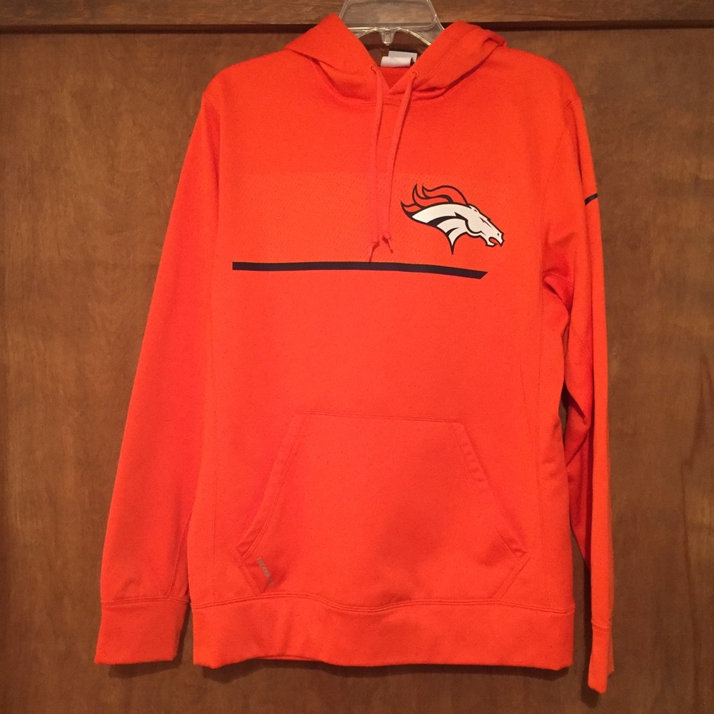 Men's Nike Broncos Therma Fit Hoodie