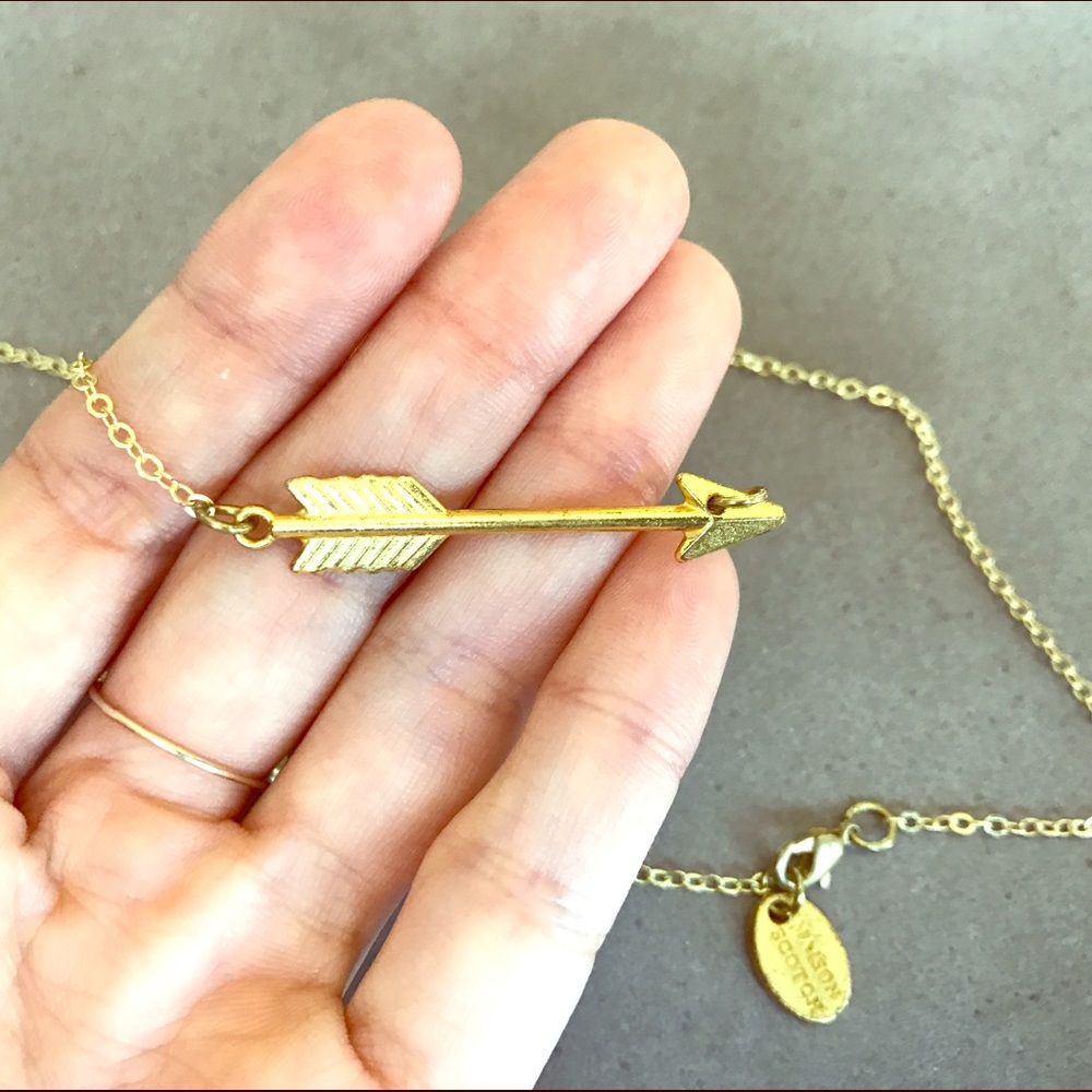 Maison Scotch Boho Cupid's Arrow Pendant Necklace