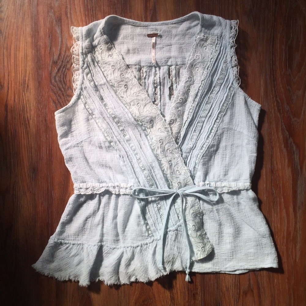 Free People wrap tank top