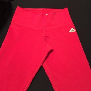 Pink Adidas capri