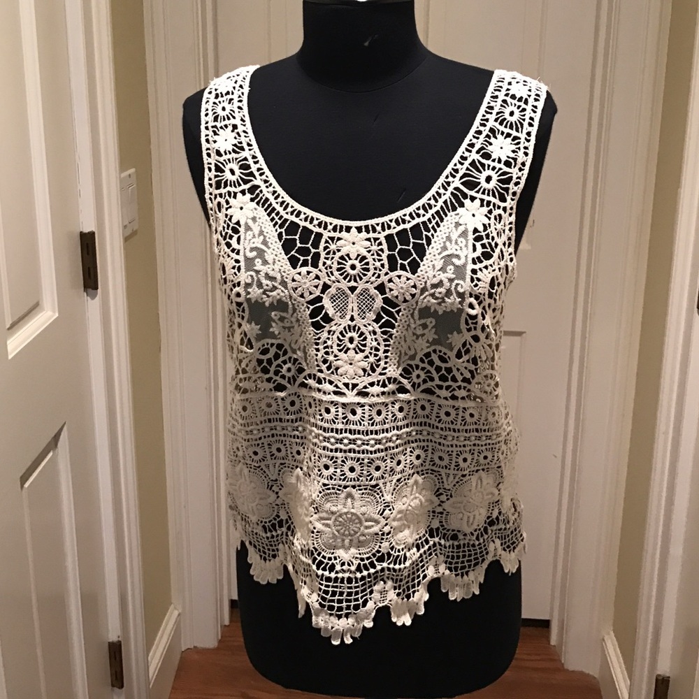 Beautiful crochet top great for festivals