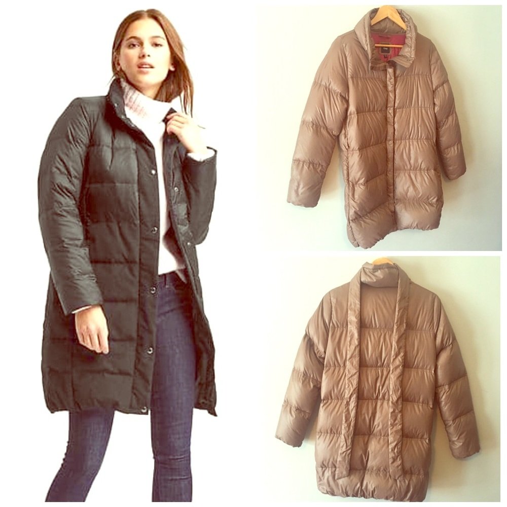 GAP Long Down Puffer Coat !! EUC!