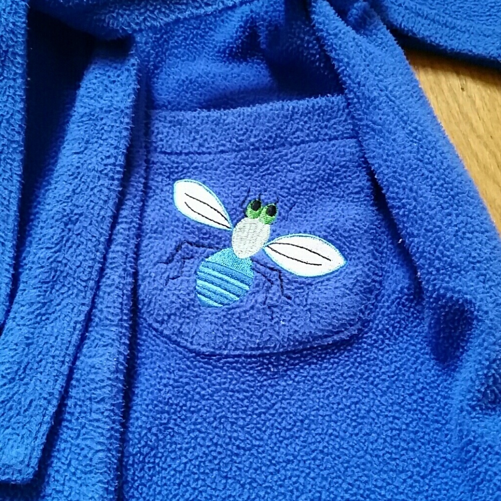 Kids fleece robe (ages 4 to 6) - Picture 3 of 4