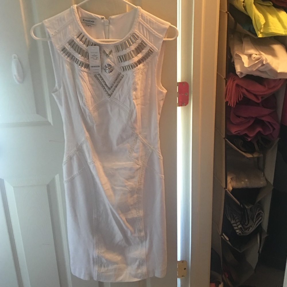 White Bebe dress