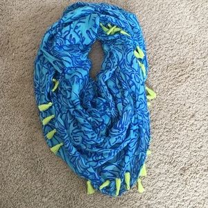 Lilly Pulitzer infinity Tassel Scarf