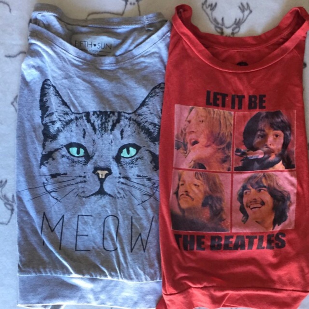 Graphic Sweatshirt Bundle! Cat and the Beatles