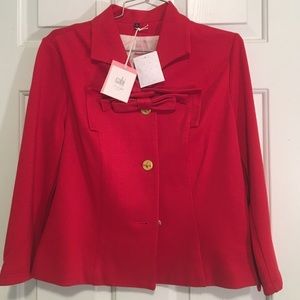 Cabi Red Jacket size 6. 2015 Fall Collection.