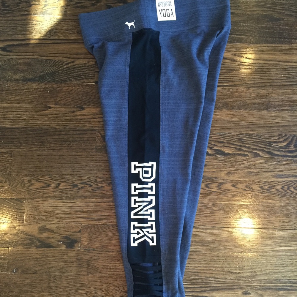 VS PINK Strappy Ankle Leggings size small nwt