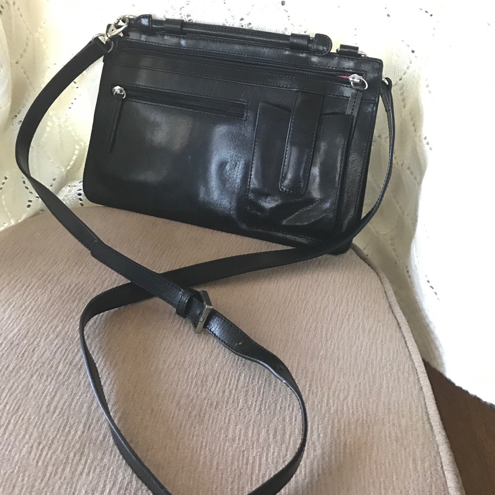 Hobo small black clutch shoulder bag purse bin6