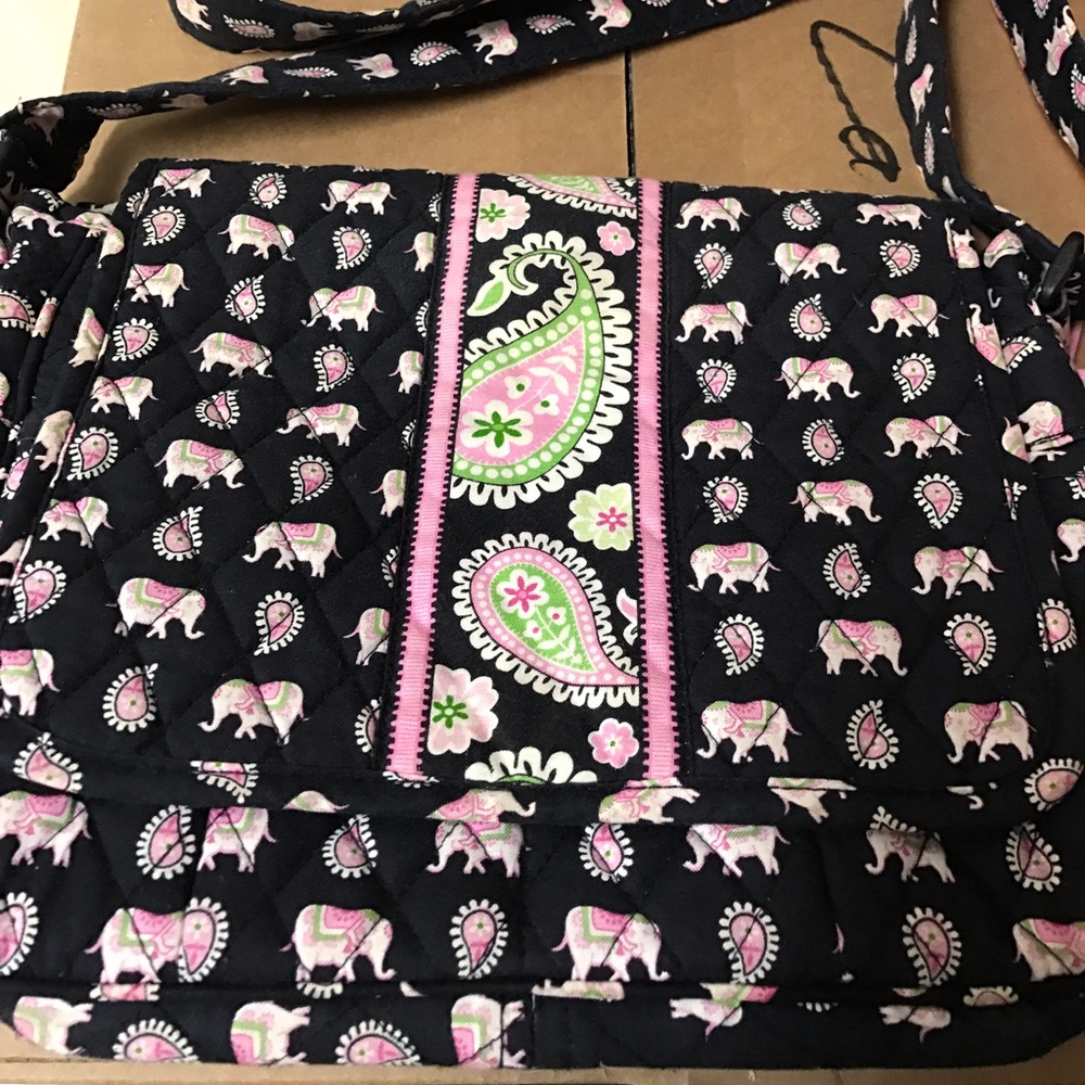 VERA BRADLEY PINK ELEPHANT BAG
