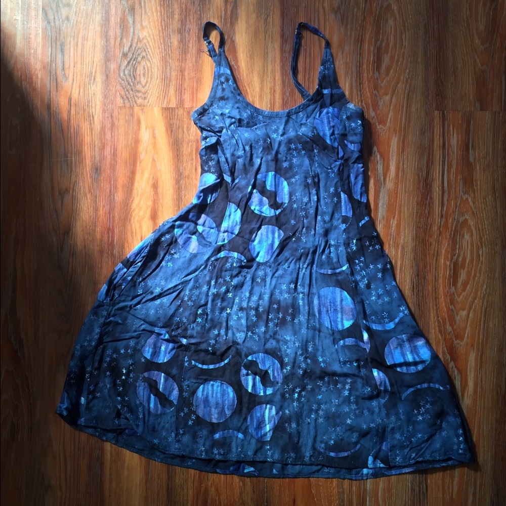 Midnight blue Festival dress