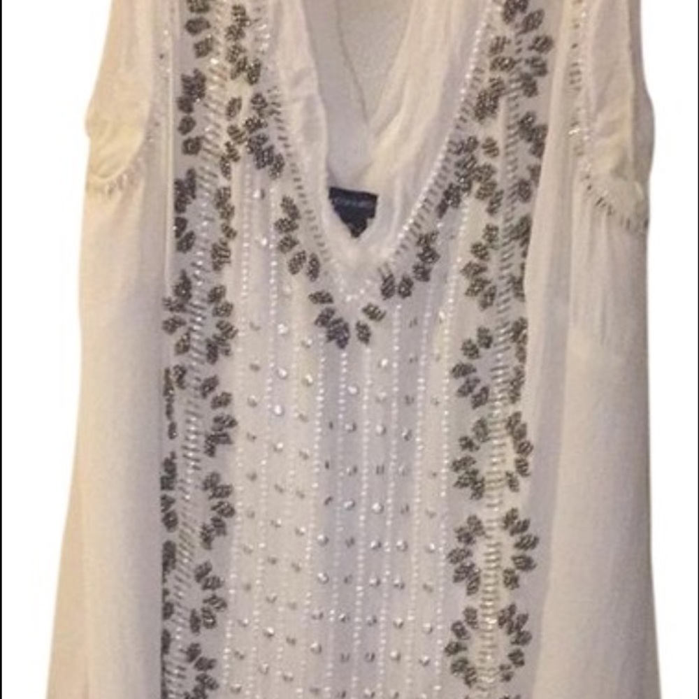 French connection beaded top