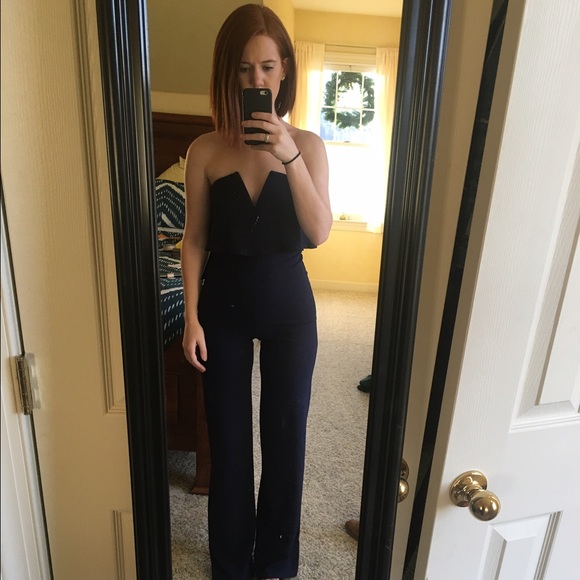 Lulu's Navy Jumpsuit - Picture 1 of 3