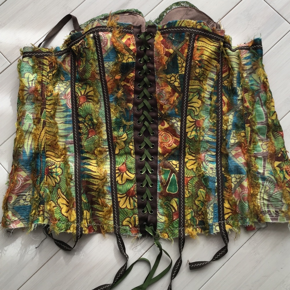 Multicolor Hybris corset. Size 2