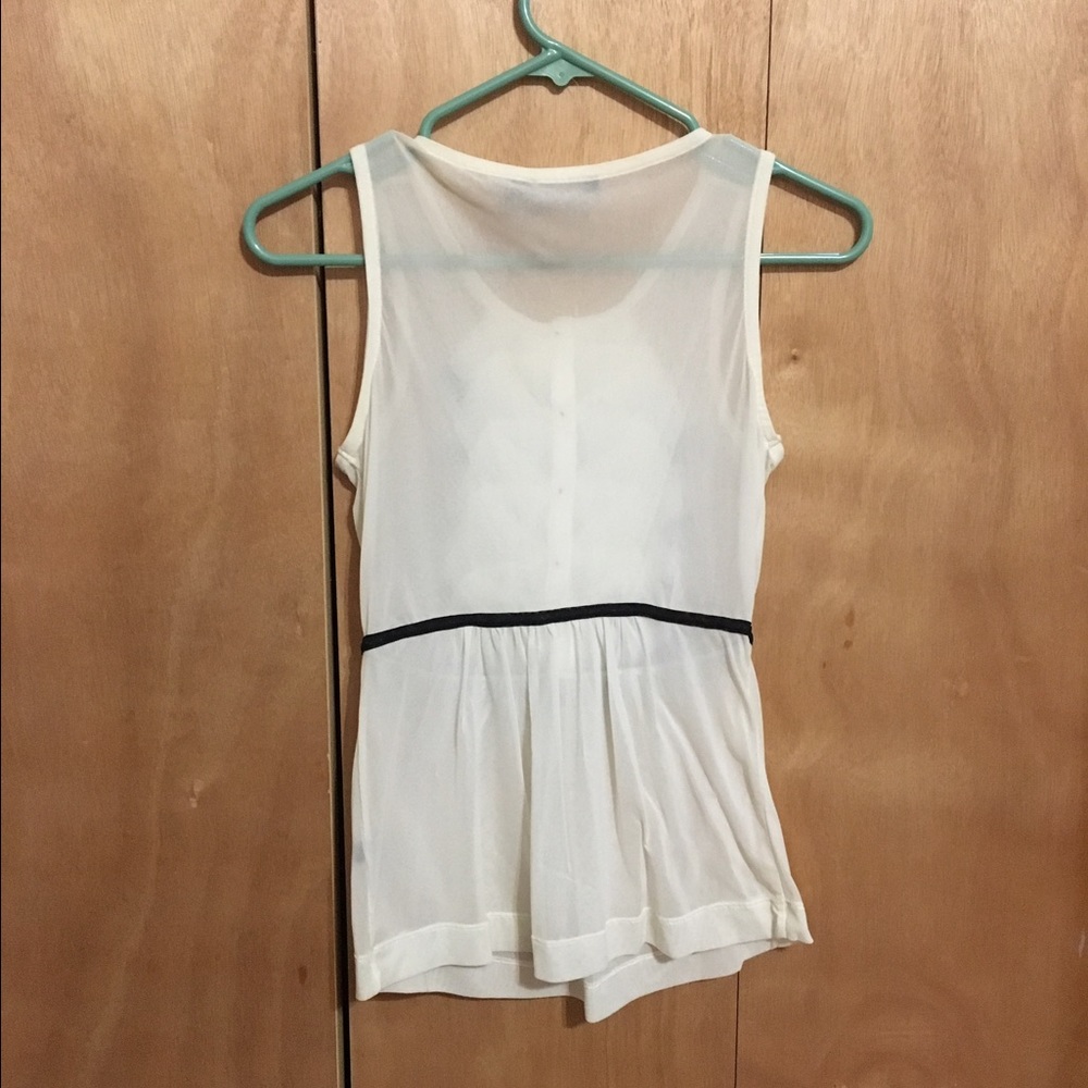 Limited Sheer Ruffle Top - Picture 2 of 2