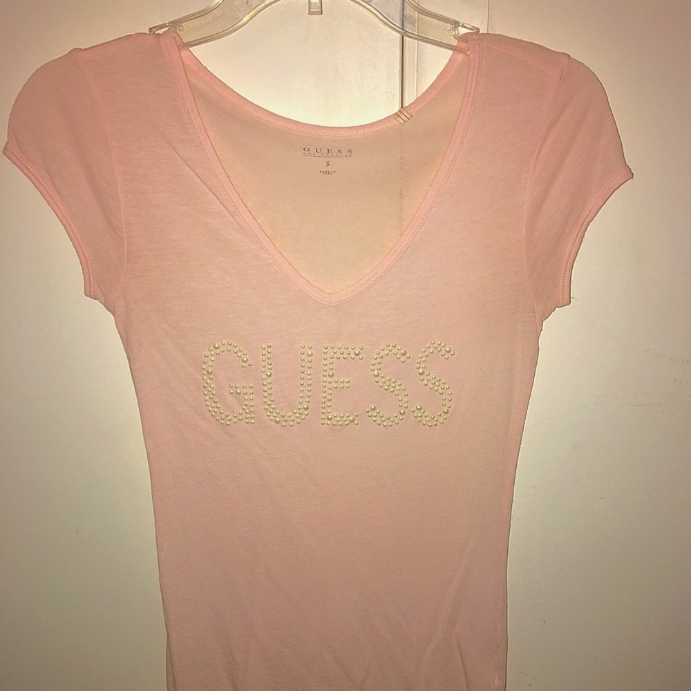 GUESS Light pink Tee