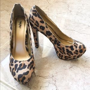 Leopard Print Heels