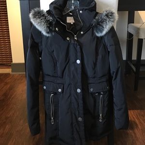 Laundry by Shelli Segal Black Down Winter Coat