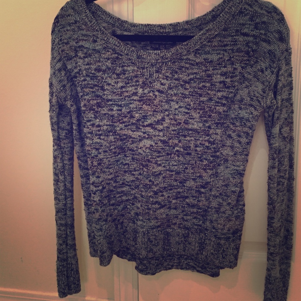 American Eagle shimmer sweater