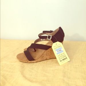TOMS Clarissa Cork Wedge