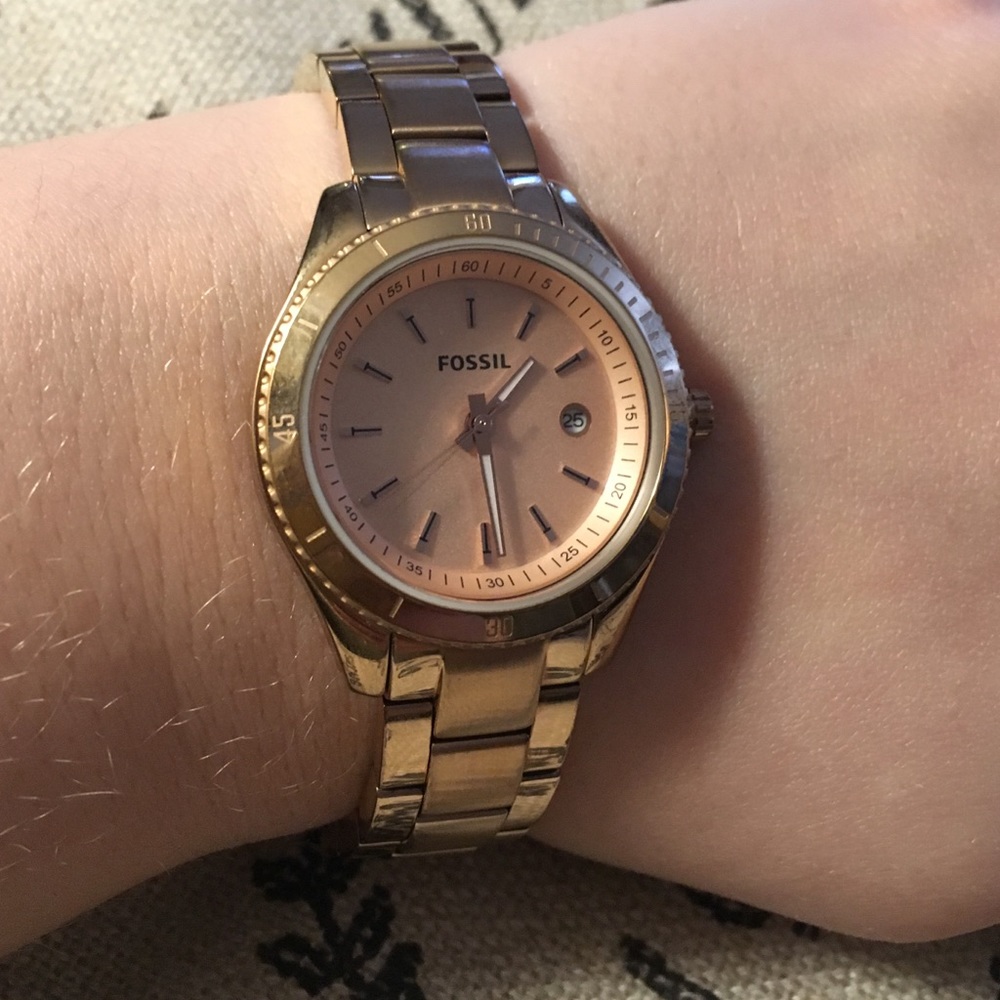 Fossil Rose Gold Watch