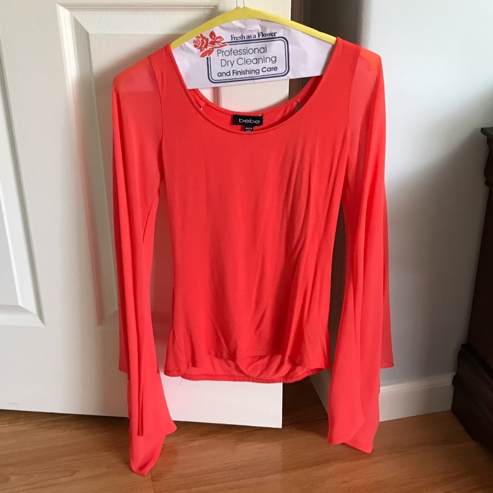 XS Bebe Cutout Blouse Top