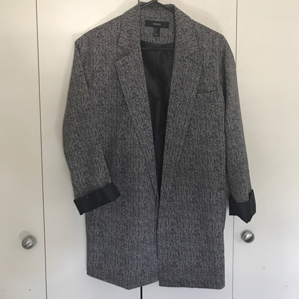 Forever 21 Herringbone Blazer