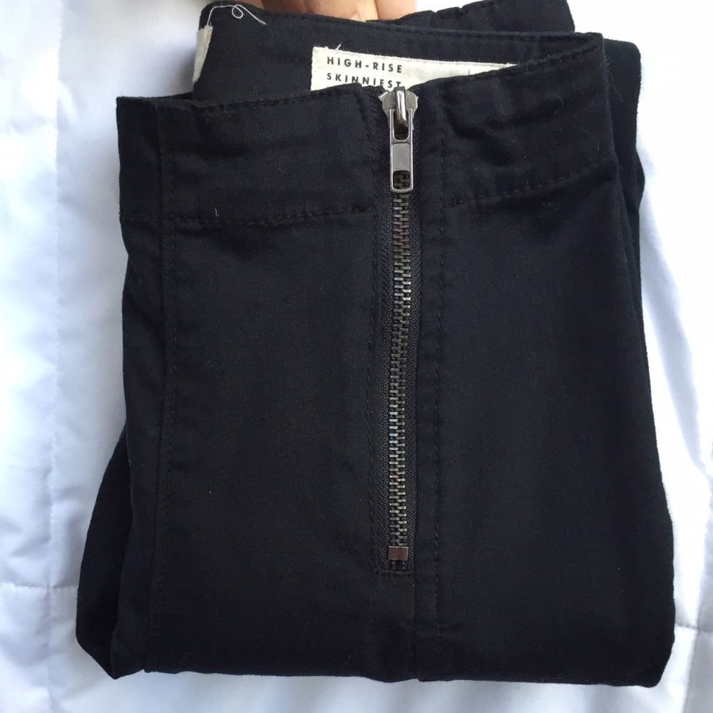 Black High Waisted Skinny Jeans