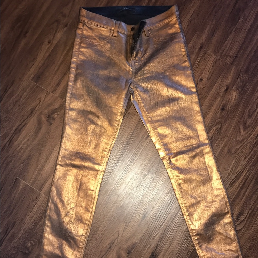 Jbrand metallic jeans