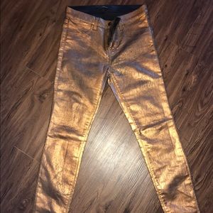 Jbrand metallic jeans