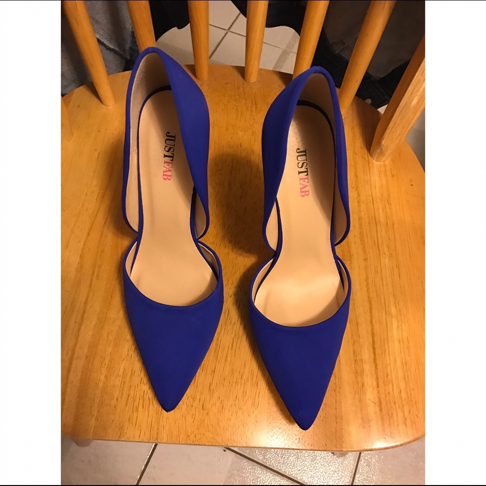 Just Fab Royal Blue Pumps