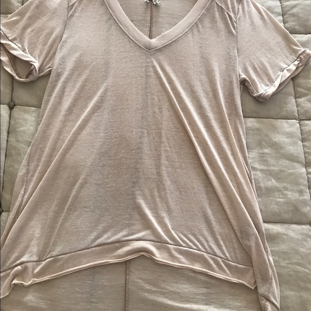 Free people v neck basic tee