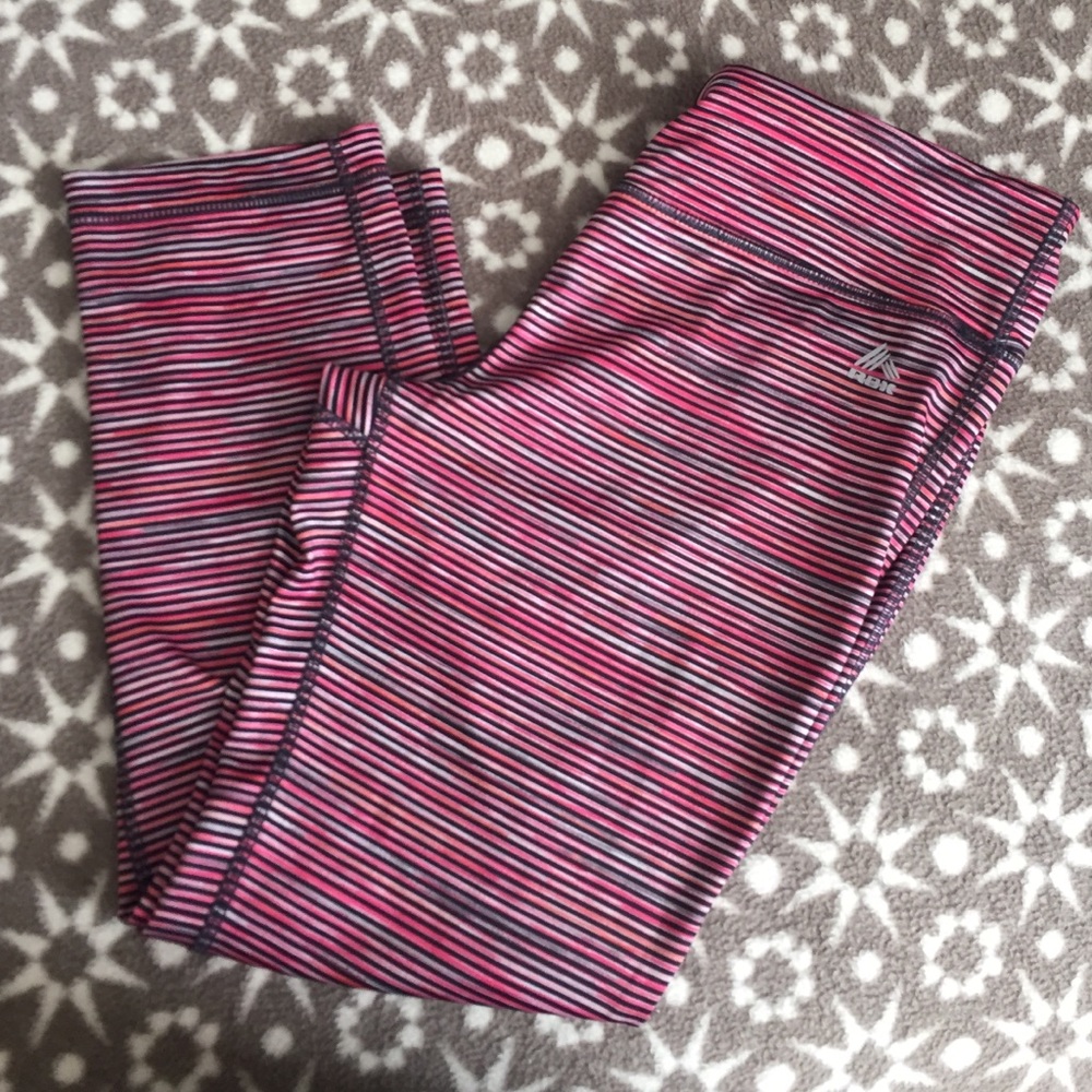 RBX pink stripe work out pants