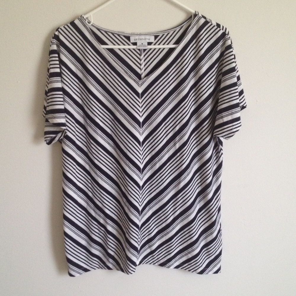 Beautiful striped top by Liz Claiborne