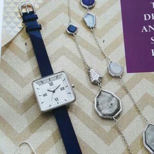 Silpada Mod Minutes Watch NWT