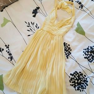 BCBG MAXAZRIA Halter Chiffon dress