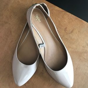 Studded ballet flats