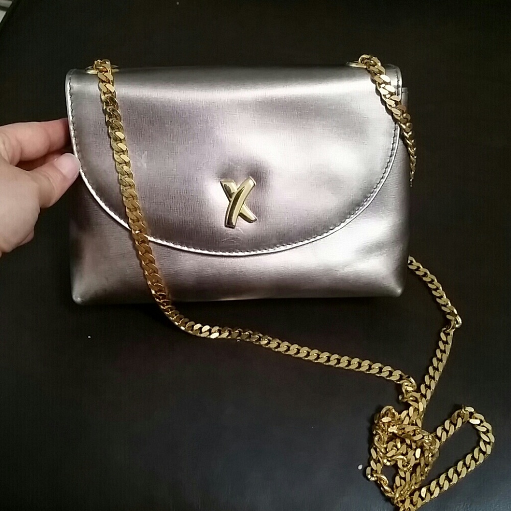 Paloma picasso silver and gold purse